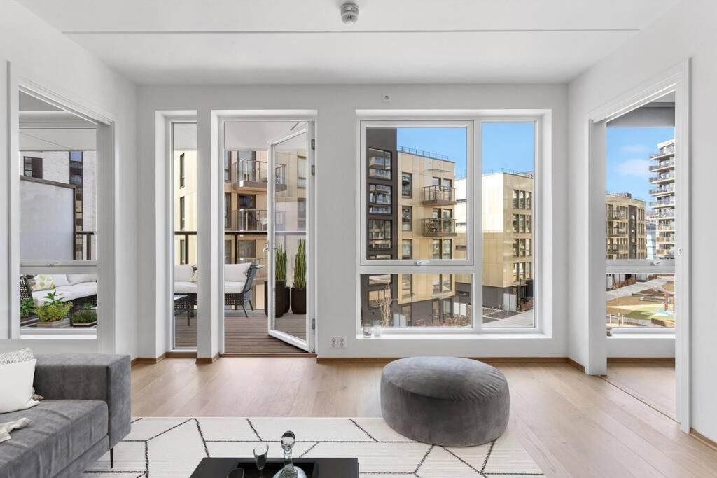 Ferienwohnung Nydalen/Storo- Ved T-Banestasjon Oslo Exterior foto